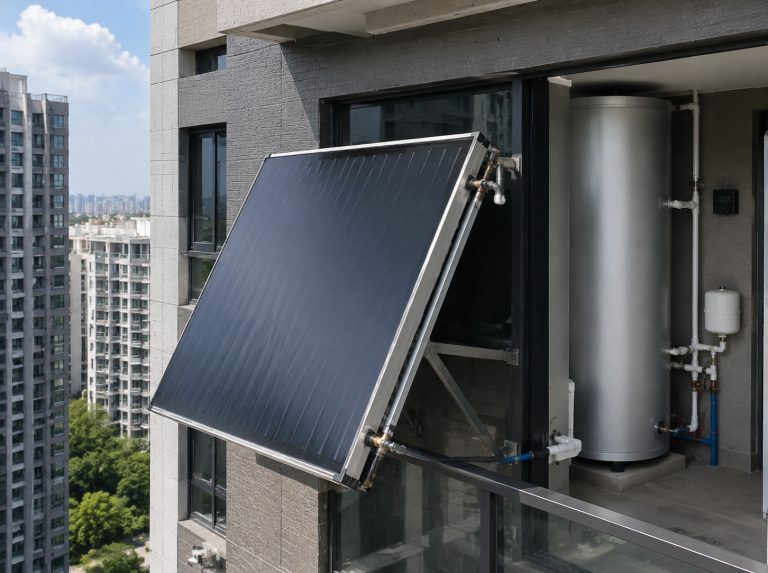 任城区阳台壁挂式平板太阳能热水器